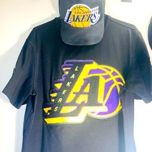 L.A Lakers Pro Standard Mitchell & Ness Shirt Hat Set